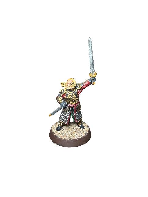 Warhammer MESBG Lord of the Rings Theoden, Hobby en Vrije tijd, Wargaming, ., Zo goed als nieuw, ., .