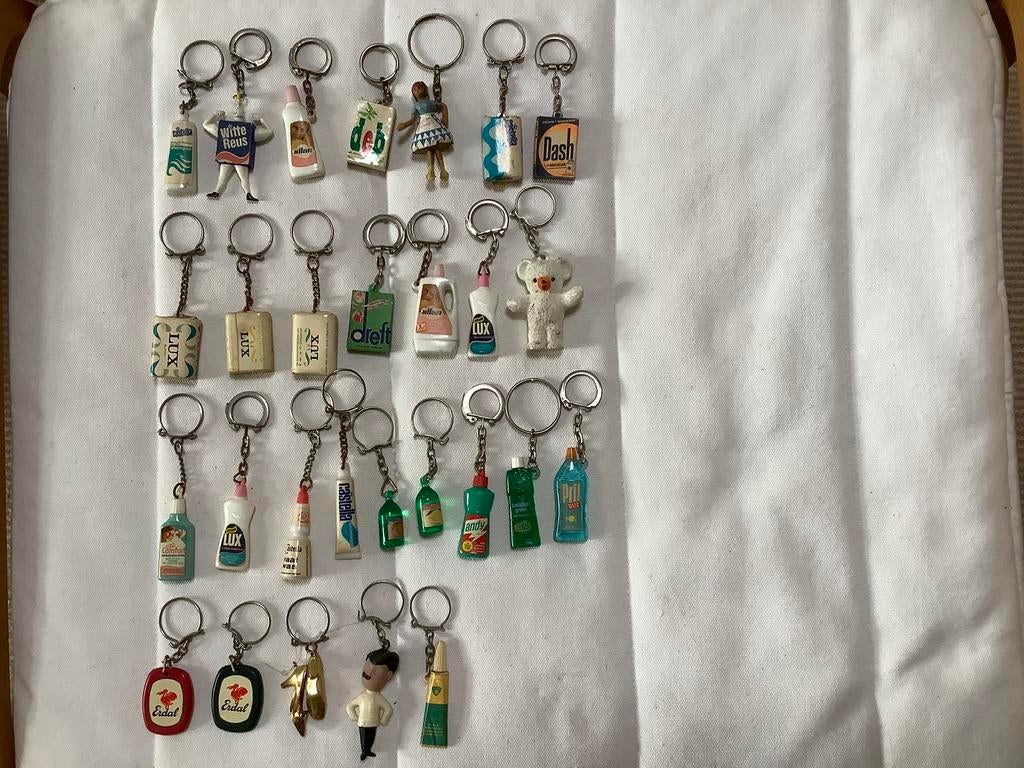 Sleutelhangers schoonmaak- en (schoen)poetsmiddelen, Ophalen of Verzenden, Gebruikt