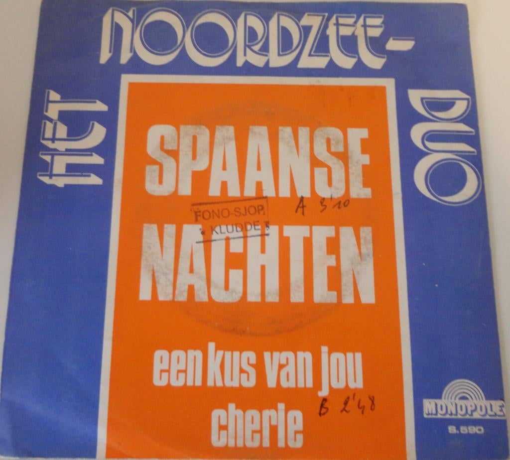 Het Noordzee Duo > De Spaanse vluchteling, Gebruikt, 7 inch, Single, Ophalen of Verzenden