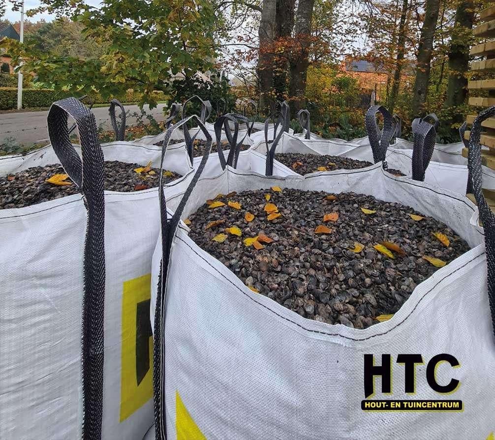 Bigbag gewassen schelpen voor €120,-