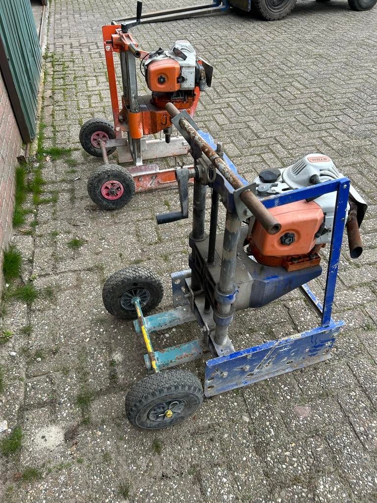 Stihl diamantboormachines - Benzine - Lopend weggezet, Doe-het-zelf en Verbouw, Gereedschap | Boormachines, O, O, O, Ophalen of Verzenden