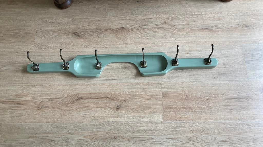 Kapstok melkjug van hout groen oud, Zo goed als nieuw, Minder dan 100 cm, Hout, Ophalen