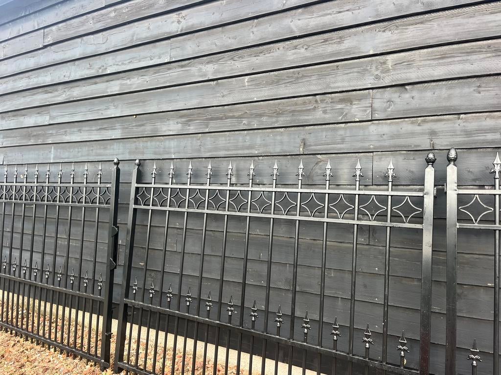 AANBIEDING B KEUS TUINPOORT SIERPOORT INRIJPOORT, Ophalen, 100 tot 150 cm, Zo goed als nieuw, IJzer