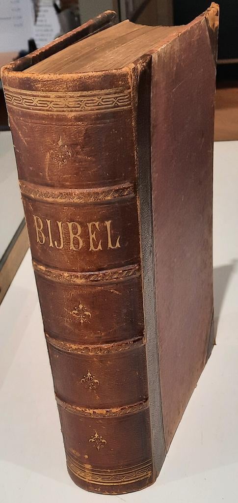 Zeldzame Statenbijbel WoltersGroningen 1899 met illustraties, Antiek en Kunst, Antiek | Boeken en Bijbels, Ophalen of Verzenden