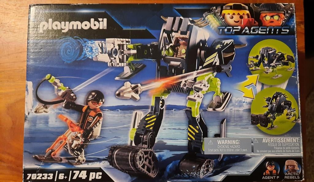 Playmobil nr 70233 Top Agents Arctic Rebels sneeuwrobot -, Ophalen, Zo goed als nieuw
