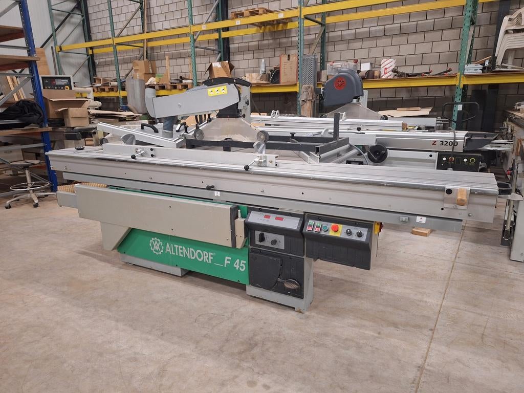 Formaatzaag Altendorf F45, Ophalen, Gebruikt, 70 mm of meer, Overige typen
