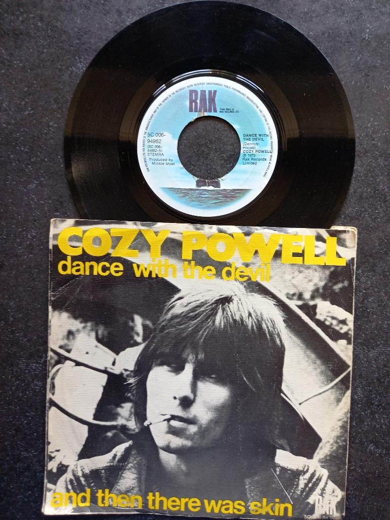 Cozy Powell - Dance With The Devil 1973, Gebruikt, 7 inch, Single, Ophalen of Verzenden