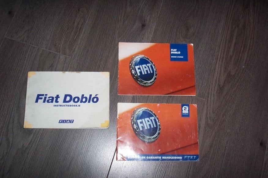 Gebruikershandleiding+div FIAT DOBLO  2000/2005, Auto diversen, Handleidingen en Instructieboekjes, Ophalen of Verzenden