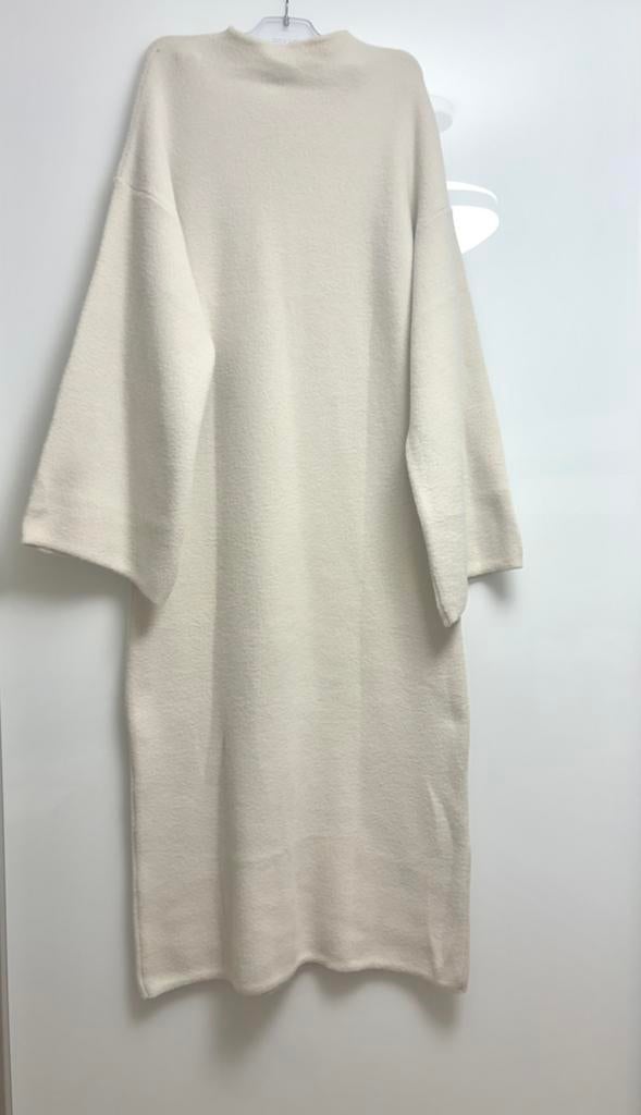 Manzaram wollen jurk maat L, Ophalen of Verzenden, Nieuw, Maat 42/44 (L), Wit