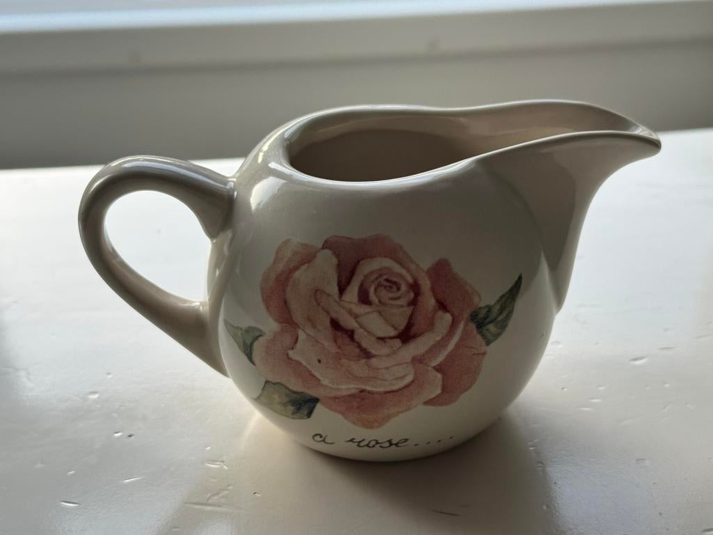 Melkkannetje a rose van Jet ter Steege, Ophalen of Verzenden