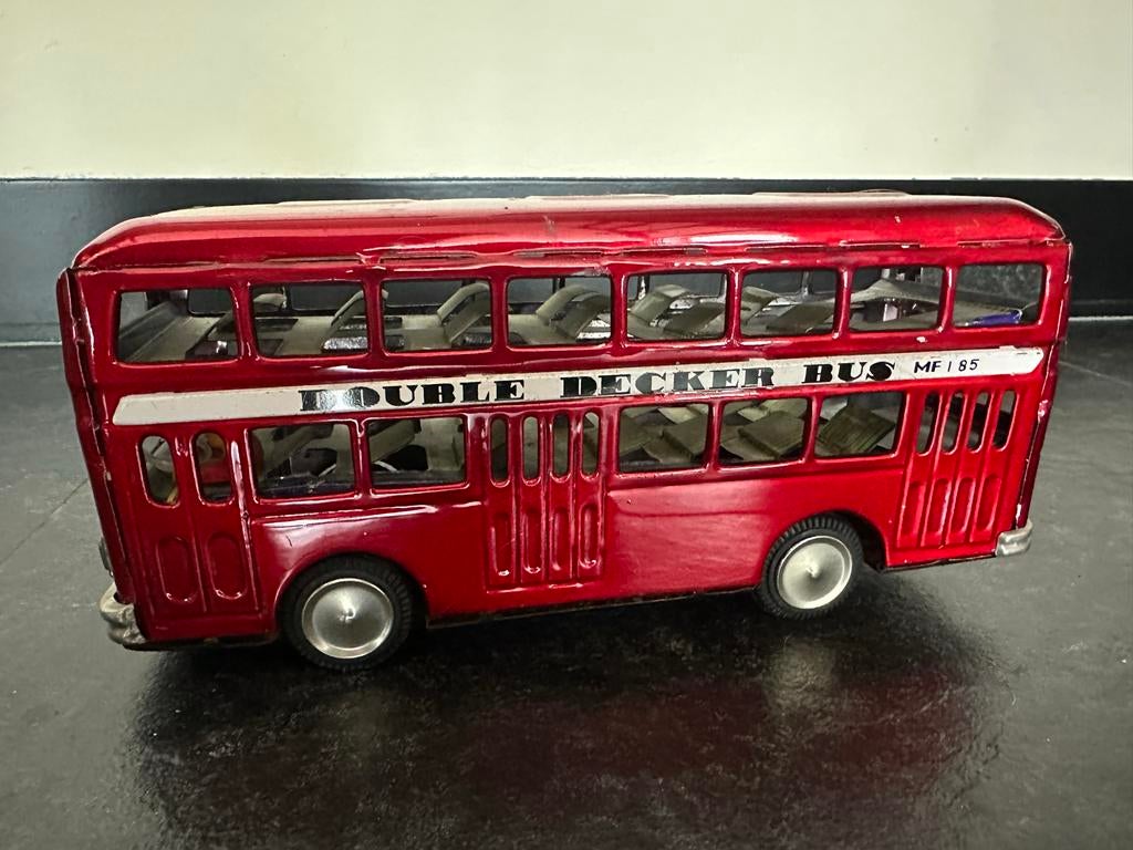 Vintage Blikken Speelgoed Bus, Antiek en Kunst, Antiek | Speelgoed, Ophalen of Verzenden