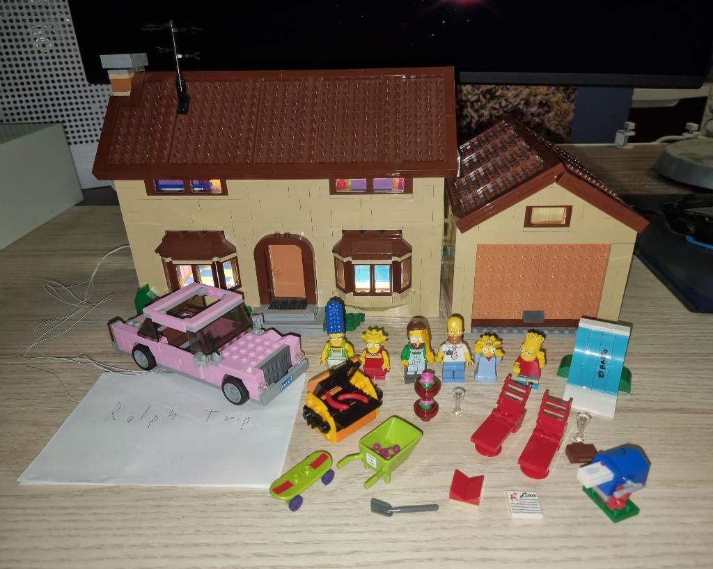 Lego 71006 - Simpsons House, Ophalen of Verzenden, Zo goed als nieuw, Complete set, Lego