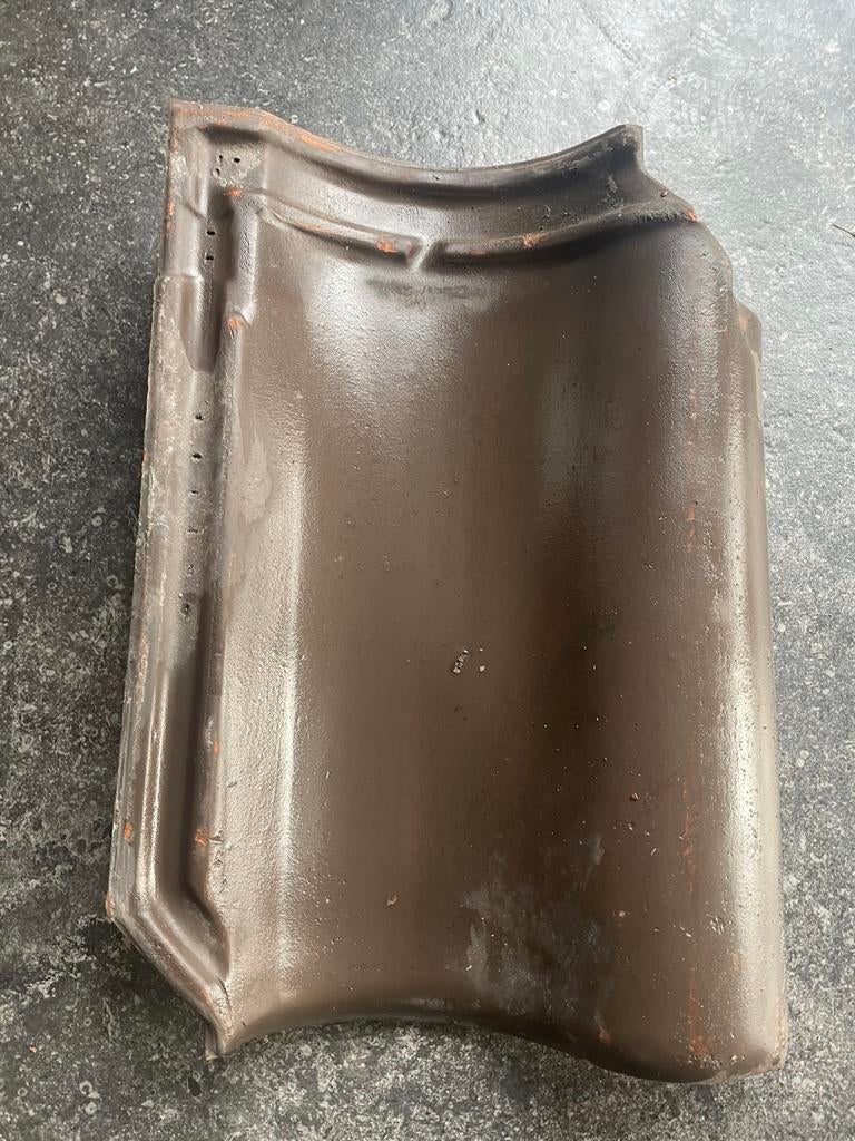 Gebruikte WD&S OVH Dakpannen - bruin 98 stuks, Ophalen, Gebruikt, Minder dan 5 m², Dakpannen