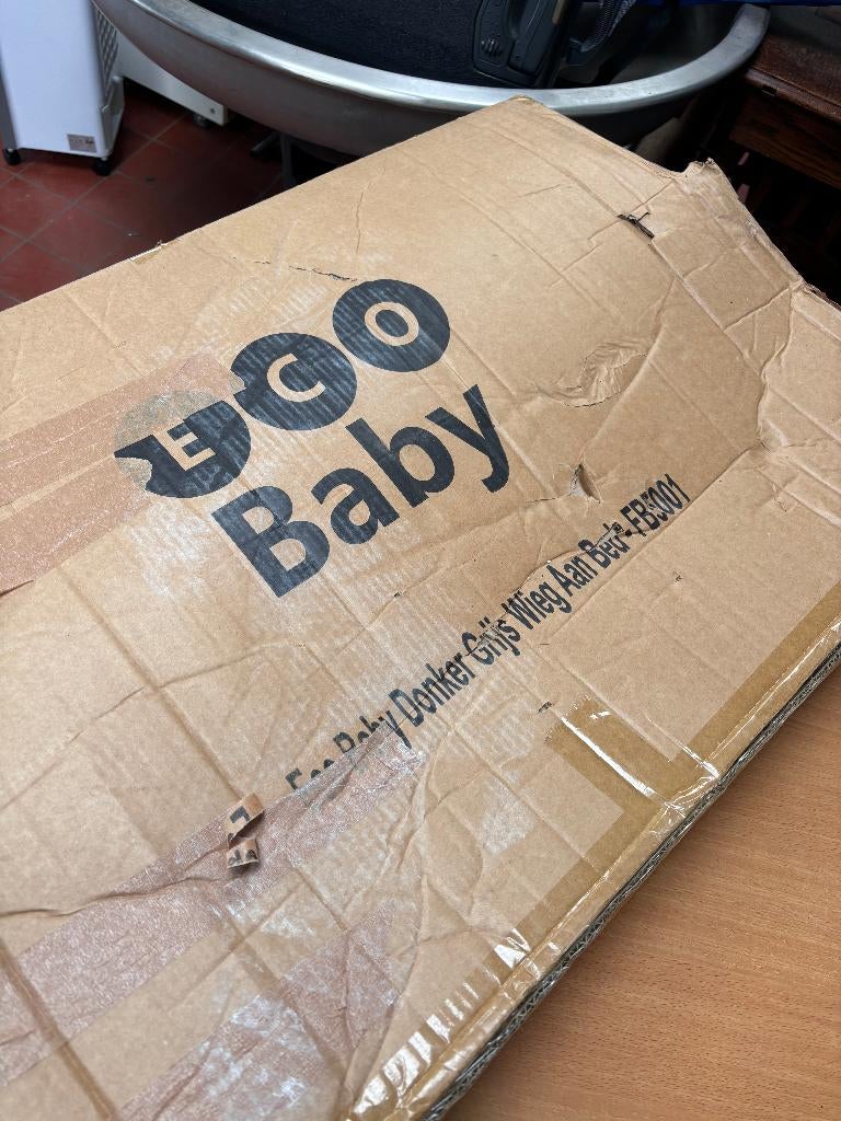 Eco Baby Wieg Aan Bed Co-sleeper Donkergrijs Metaal, Kinderen en Baby's, Babywiegjes en Ledikanten, Ophalen, Nieuw, Overige typen