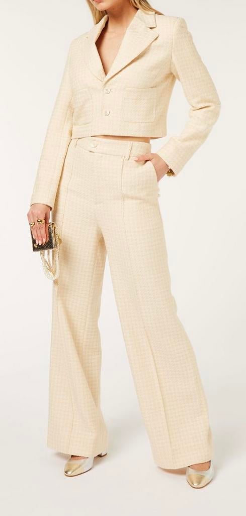 Cocoon White JoshV, Josh V blazer en pantalon in maat S, Kleding | Dames, Kostuum of Pak, Beige, Ophalen of Verzenden, Zo goed als nieuw