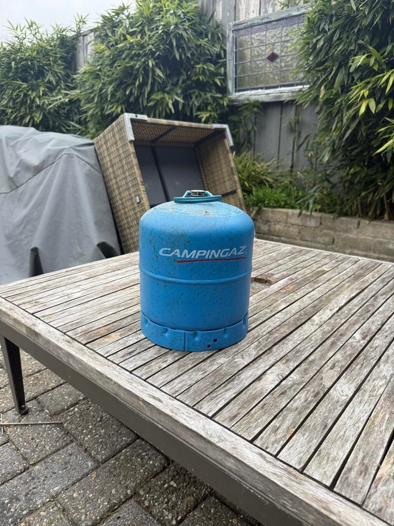 Campingaz gasfles (nog redelijk vol), Ophalen, Gebruikt