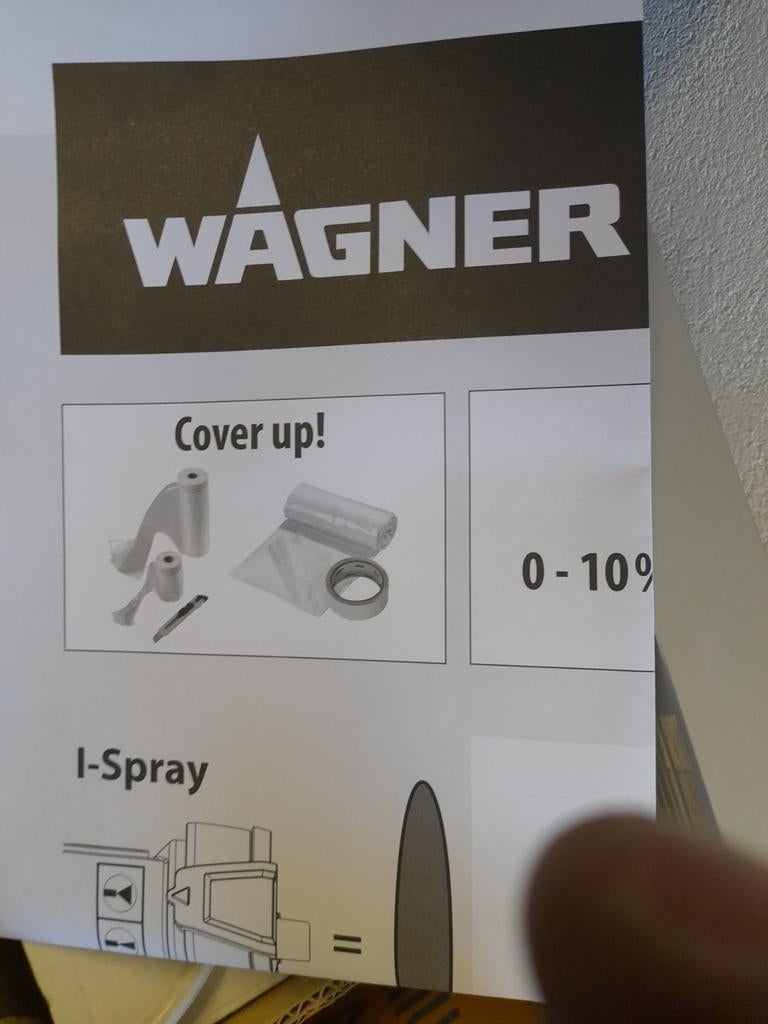 Wagner hand verfspuit, Ophalen of Verzenden, Nieuw, Verfspuit of Verfpomp