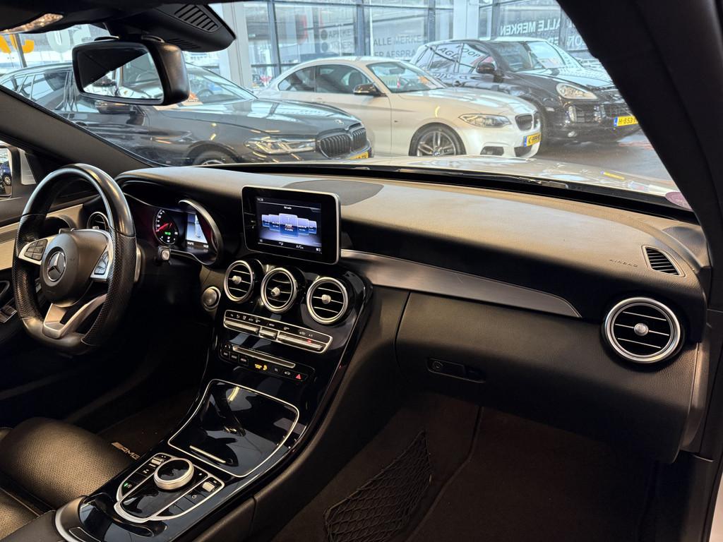 Mercedes-Benz C-Klasse Estate 180 AMG Line | Panoramadak | L, Auto's, Automaat, Achterwielaandrijving, Met garantie (alle), Lichtsensor