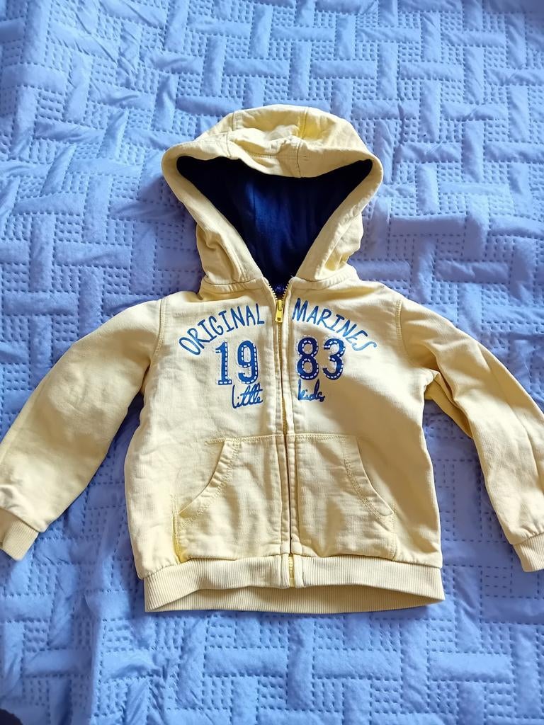 Original Marines vest met capuchon - maat 80-86, Truitje of Vestje, Ophalen of Verzenden, Zo goed als nieuw, Jongetje