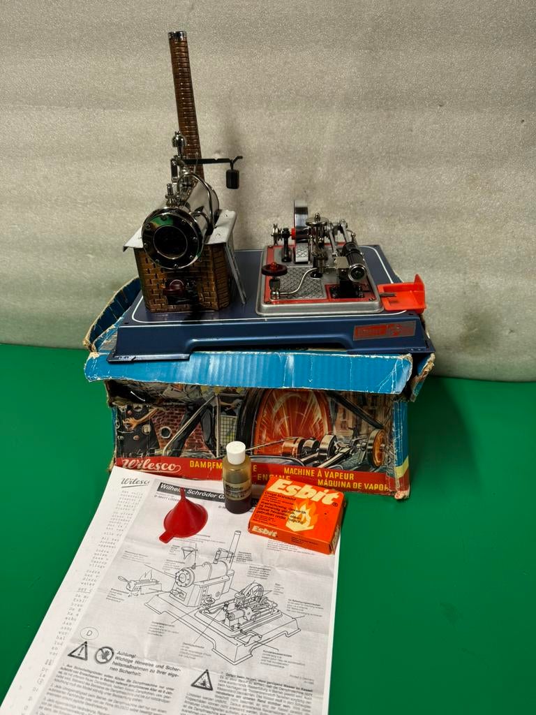 Stoommachine Wilesco D16, Hobby en Vrije tijd, Ophalen of Verzenden, Zo goed als nieuw, Groter dan 1:32