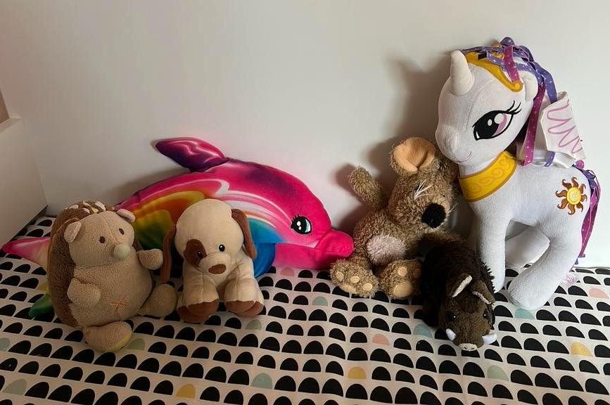 Knuffels dieren 6 stuks, Ophalen of Verzenden, Gebruikt, Hond