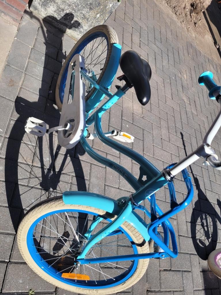 Meisjesfiets 20inch, Minder dan 47 cm, Ophalen of Verzenden, Gebruikt, Staal