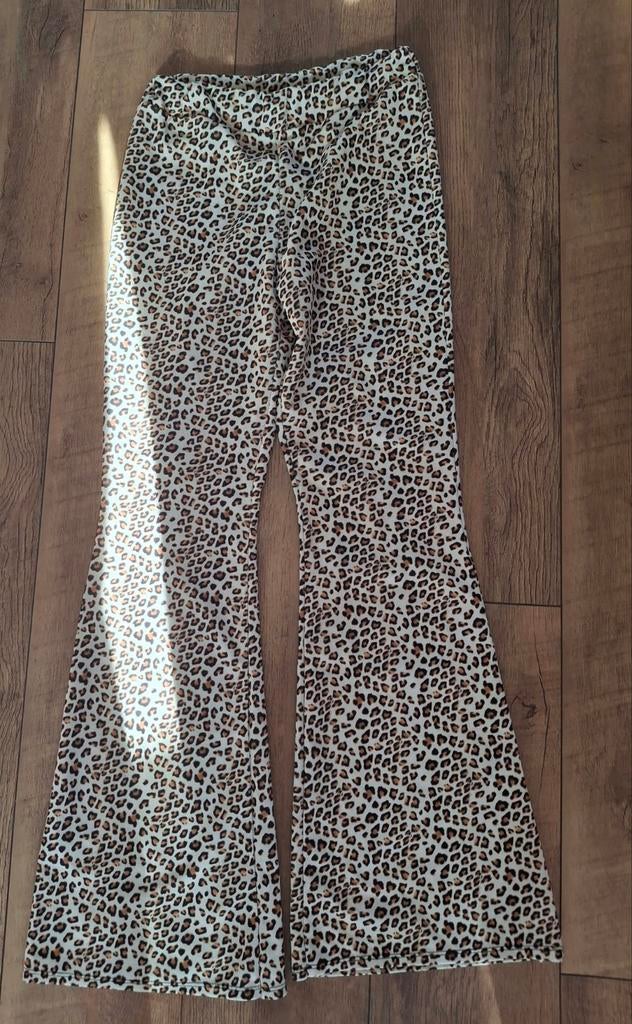 Festival flared pants broek, Kleding | Dames, Bruin, Ophalen of Verzenden, Zo goed als nieuw, Maat 36 (S)