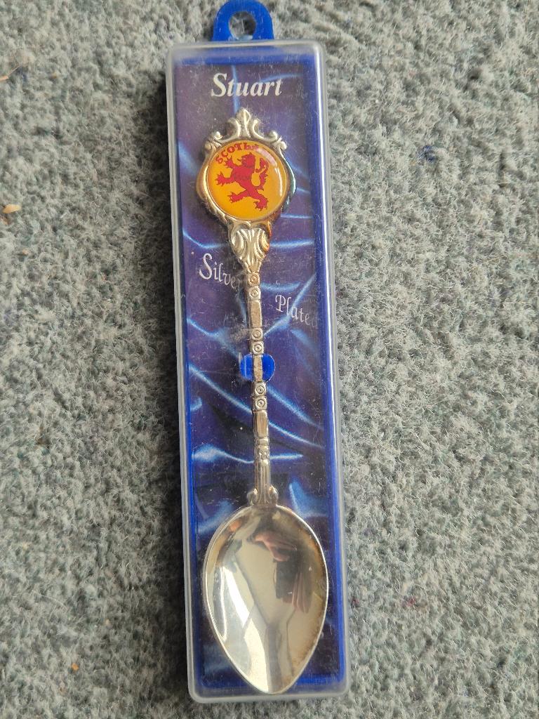 Stuart Silver plated lepel - Scotland, Ophalen of Verzenden