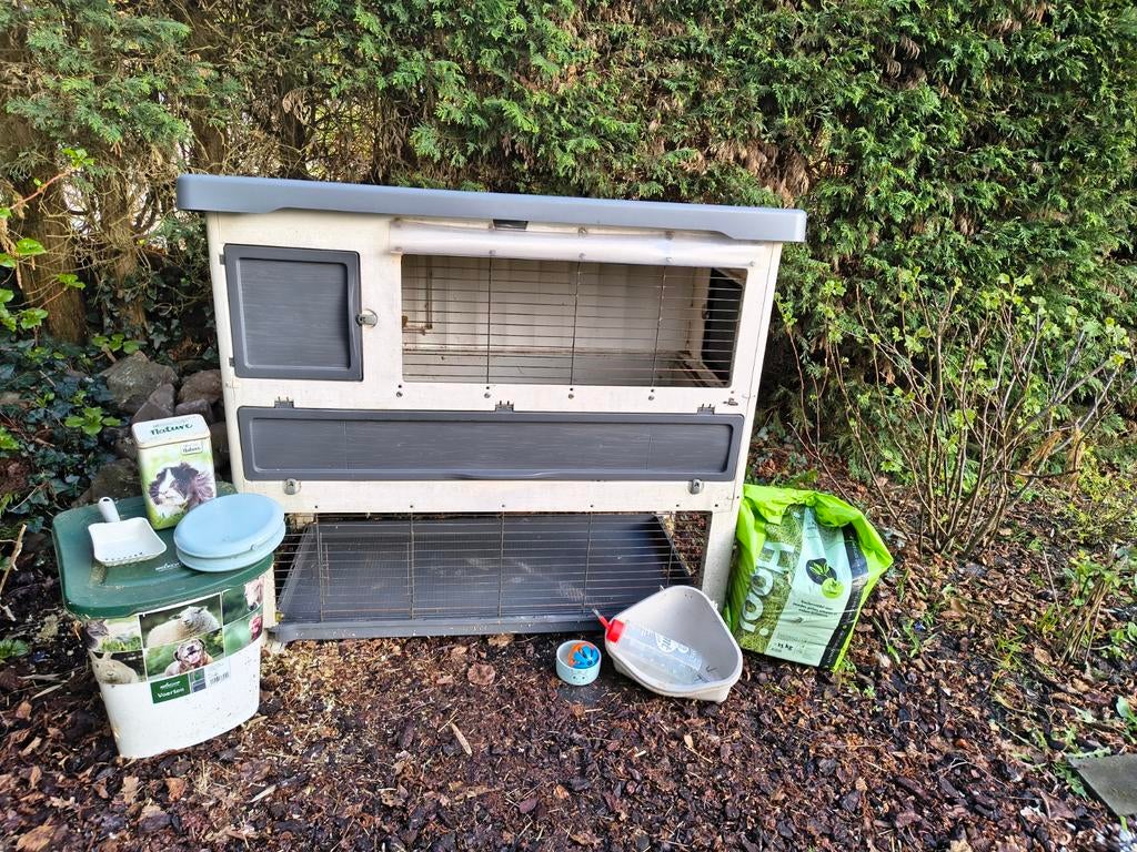 Konijnenhok, Ophalen, Gebruikt, 90 cm of meer, Konijn