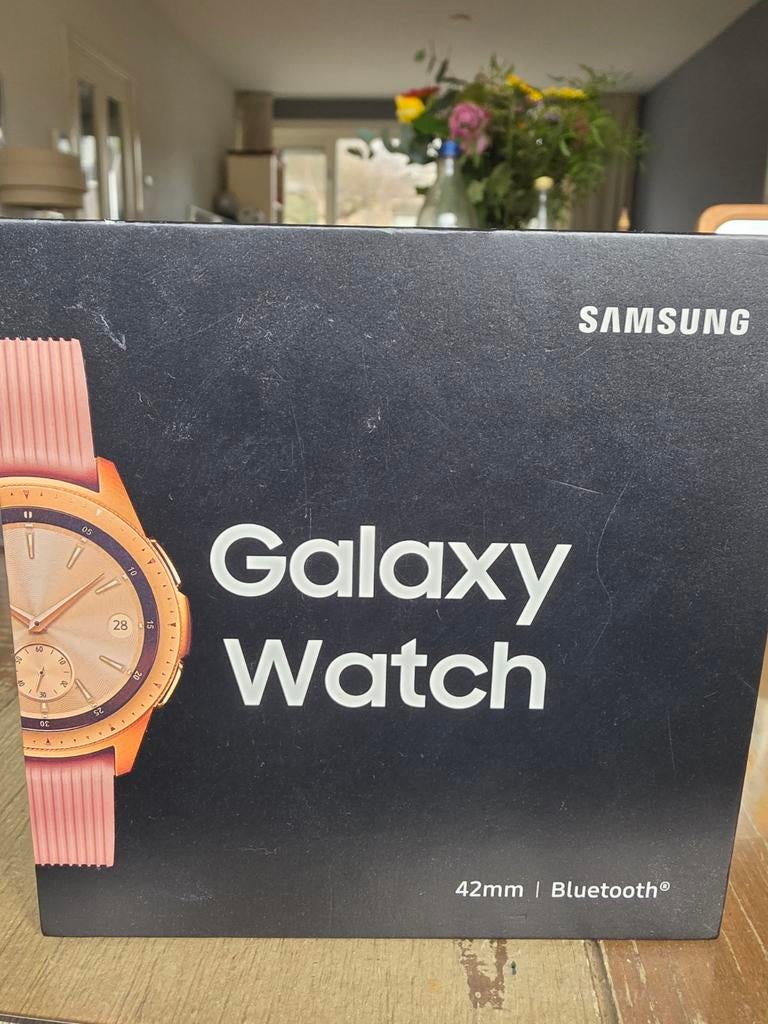 Samsung Galaxy Watch 42mm Bluetooth, Ophalen of Verzenden, Zwart, Android