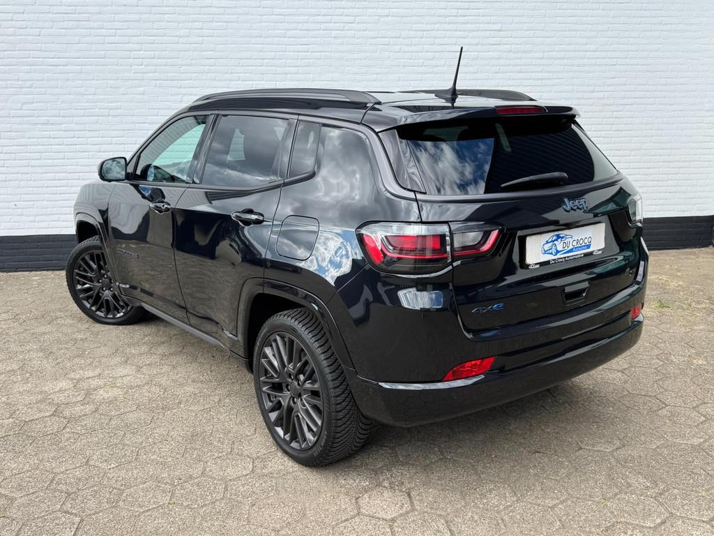 Jeep Compass 4xe 240 Plug-in S 360 l ACC l ALPINE l TREKHAAK, Auto's, Automaat, Zwart, 4 cilinders, Zwart