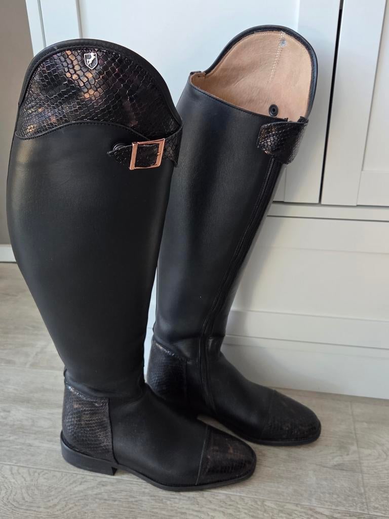 Laarzen leder van Lipica maat 38 in nieuwstaat, Dieren en Toebehoren, Paardrijkleding, Ophalen of Verzenden, Dressuur, Schoeisel