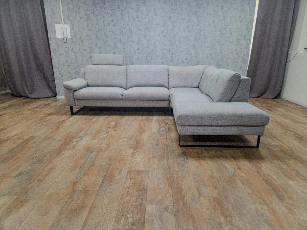 GRATIS BEZORGEN - Mooi Grijs Hoekbank van MONTEL, Info@banxtel.nl, Gebruikt, Hoekbank, Hoekbank