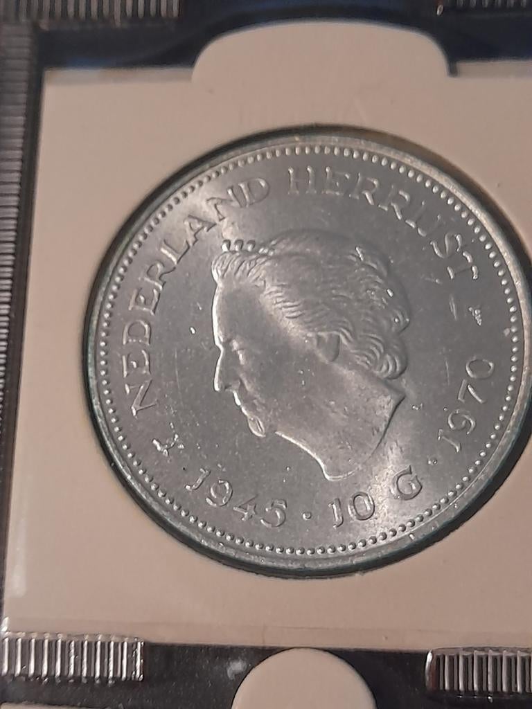 Nederlandse zilveren 10 gulden munt 1945-1970, Ophalen of Verzenden