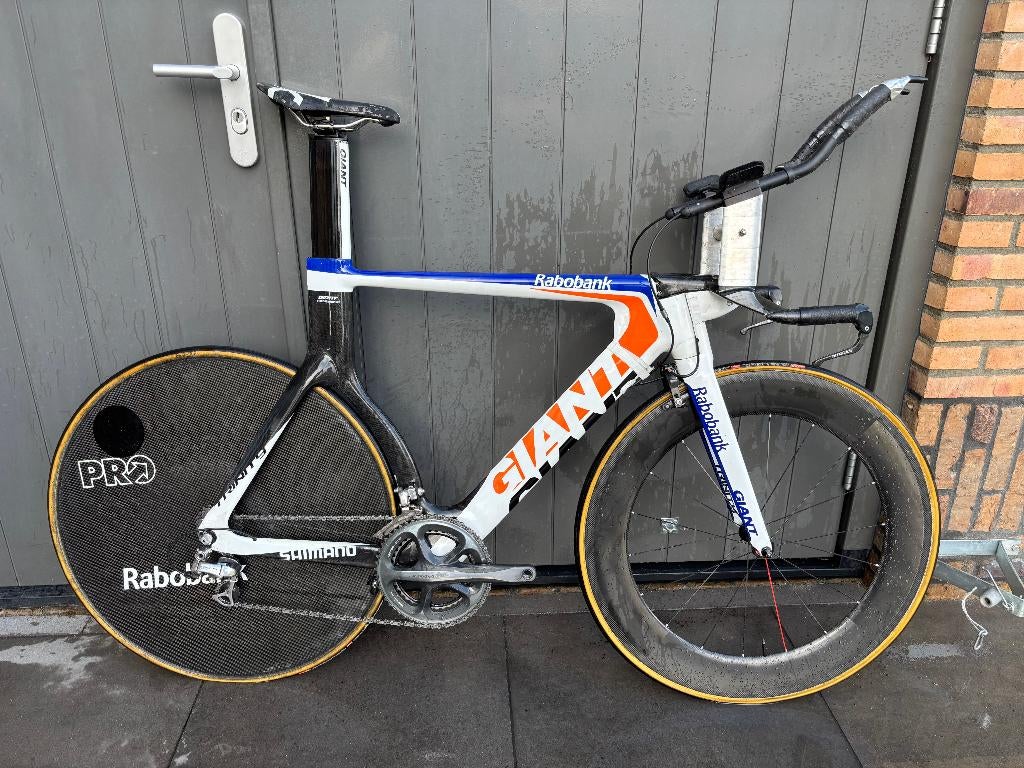 Giant Trinity Rabobank L, Fietsen en Brommers, Ophalen, 28 inch, Gebruikt, Carbon