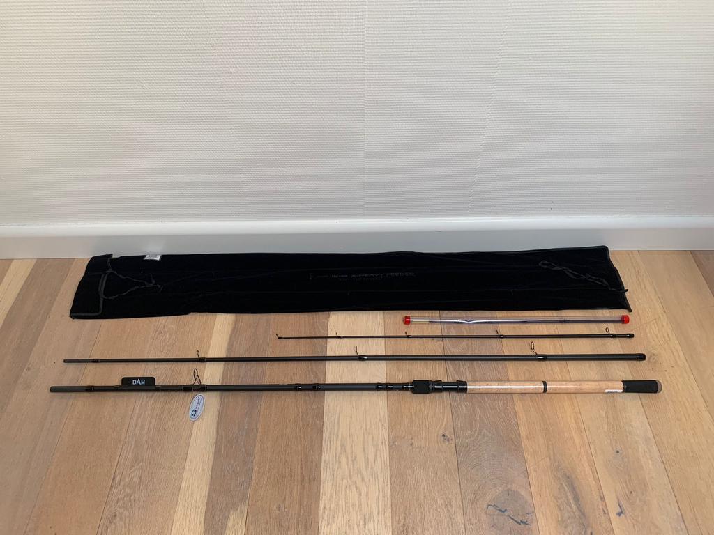 Nieuwe Dam Detek X-Heavy feederhengel, 4.20m en 180 gr, Dam, Werphengel, Nieuw, Ophalen of Verzenden