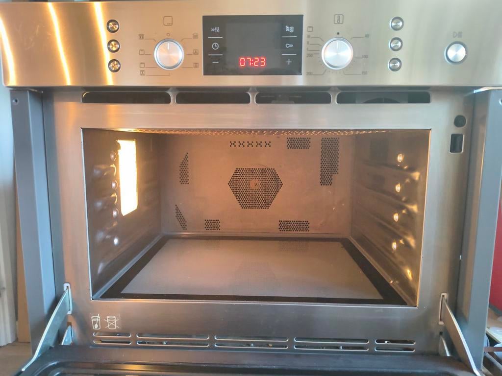 Bosch HBC84E653 combimagnetron te koop magnetron oven, Gebruikt, Oven met grill, Inbouw, Hete lucht