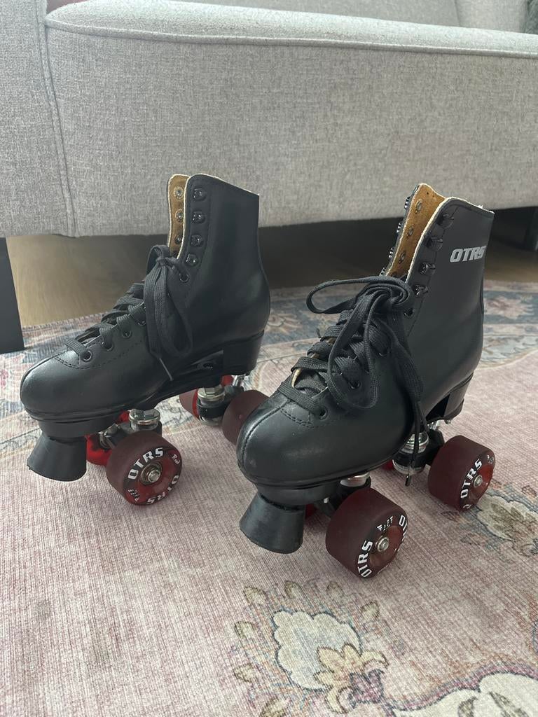OTRS Rolschaatsen Zwart Maat 34, Ophalen of Verzenden, Zo goed als nieuw, Kinderen
