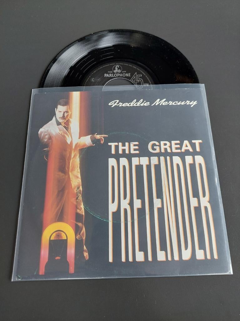 Freddy mercury the great pretender, Ophalen of Verzenden, Gebruikt, 7 inch, Single