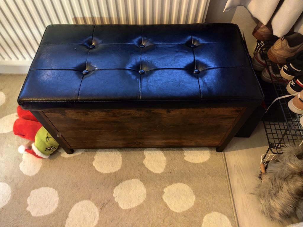 Opberg bankje, Ophalen, 50 tot 100 cm, Minder dan 50 cm, Minder dan 50 cm