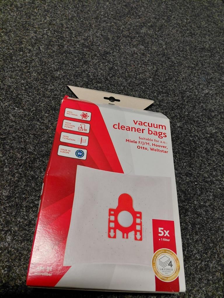 Stofzuigerzakken voor Miele, Hoover, Otto, Weltstar (5 stuks, Witgoed en Apparatuur, Stofzuigers, Ophalen of Verzenden, Nieuw