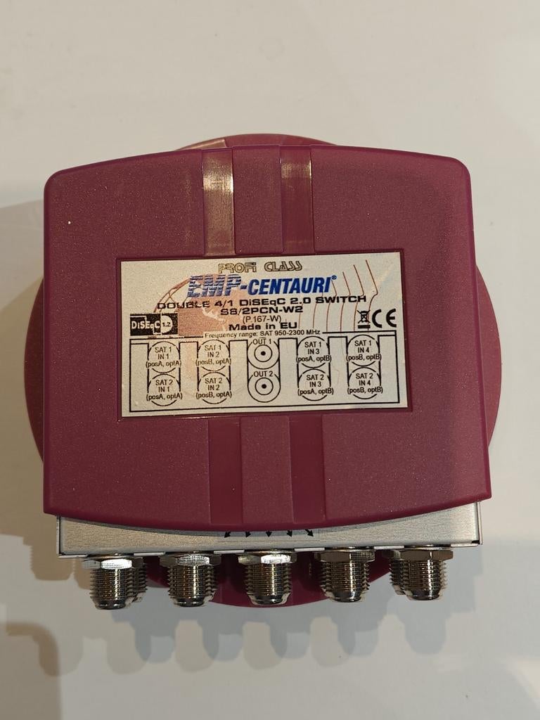 EMP-Centauri DiSEqC 2.0 Switch SB/2PCN-W2, Ophalen of Verzenden, Gebruikt, (Schotel)antenne-accessoires, Overige merken