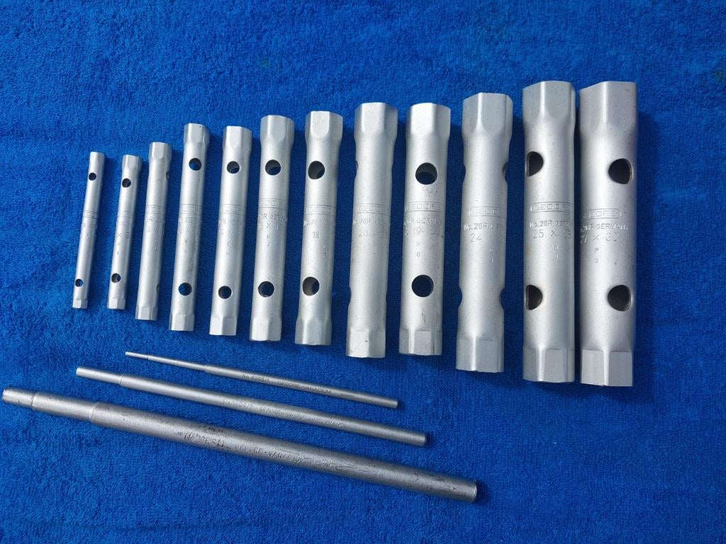 Gedore 15-delige pijpsleutel set (meest complete set van MP), Ophalen of Verzenden, Groter dan 1:32