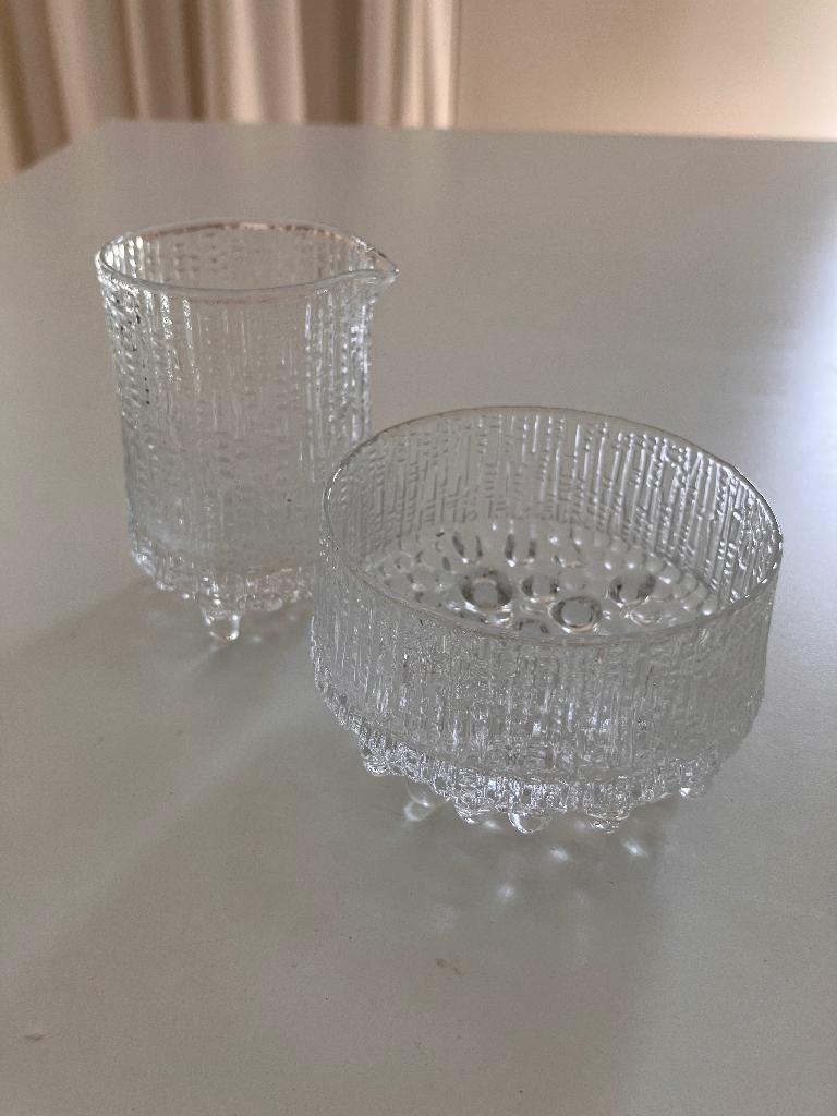 Littala roomstel en suikerpot, Ophalen of Verzenden