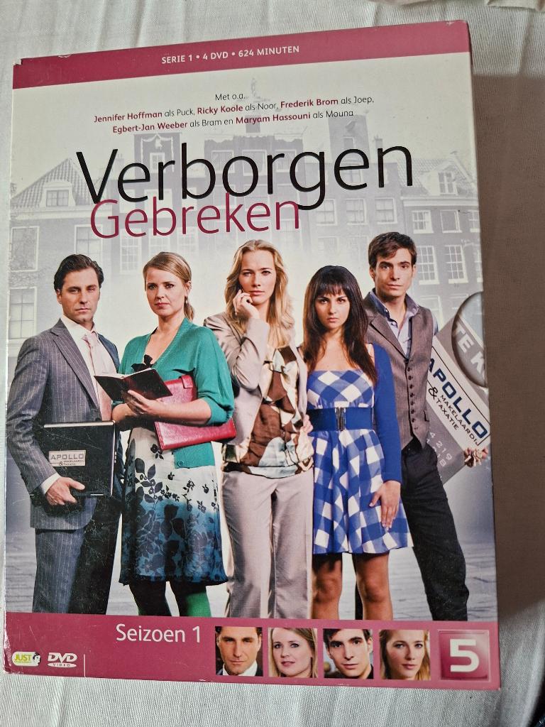 4 DVD Verborgen Gebreken seizoen 1, Vanaf 12 jaar, Ophalen of Verzenden, Zo goed als nieuw