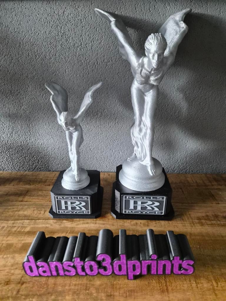 3D geprinte Rolls Royce Spirit of Ecstasy (10-40cm), Verzamelen, Ophalen of Verzenden, Nieuw