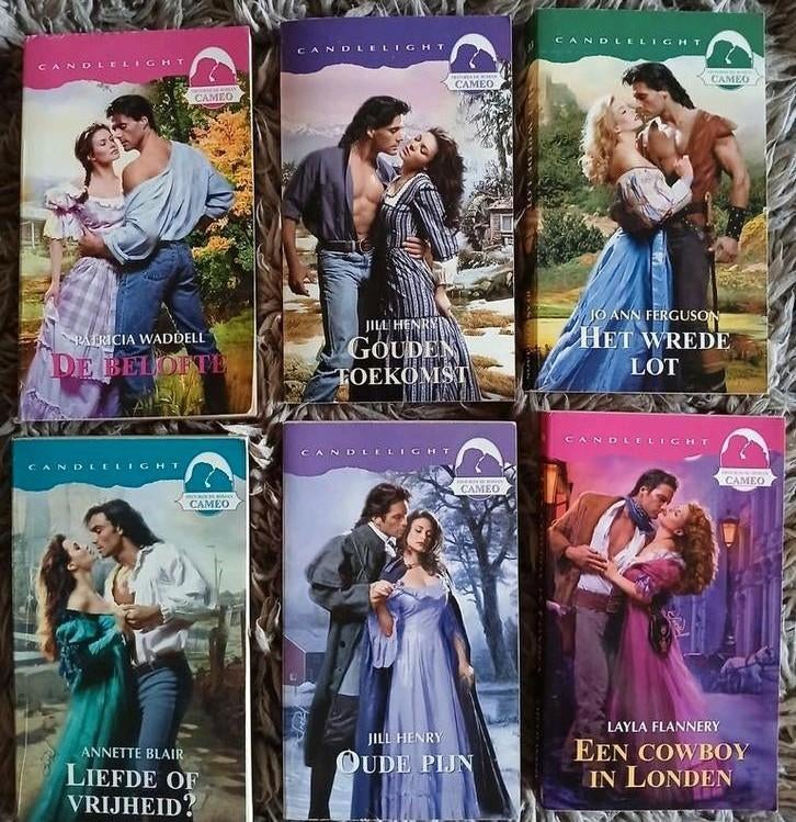Candlelight Cameo Romantische Boeken - 6 Stuks, Boeken, Romans, Ophalen of Verzenden, Gelezen, Diverse auteurs, Europa overig