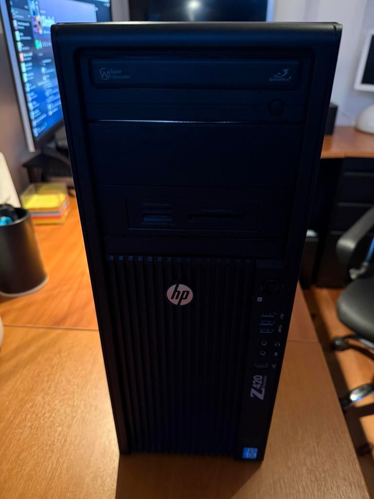 HP-Z420 Pc, Gebruikt, 8 GB, Intel Xeon, Ophalen of Verzenden