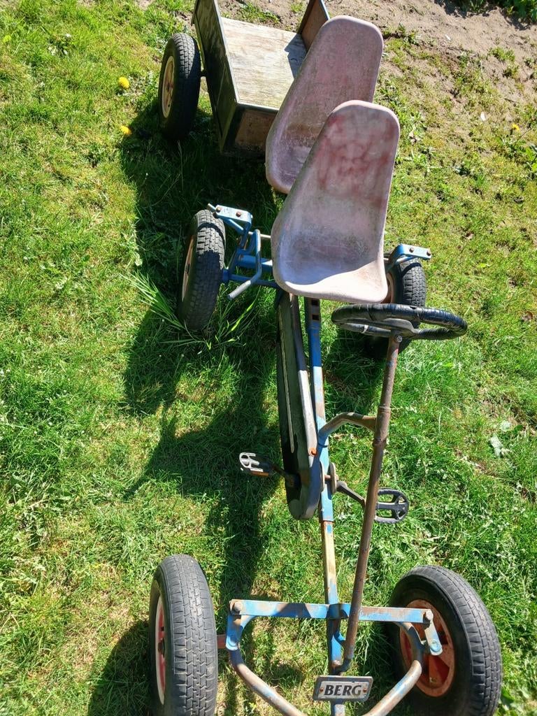 Berg skelter met extra stoel en kar., Ophalen, Gebruikt, Berg