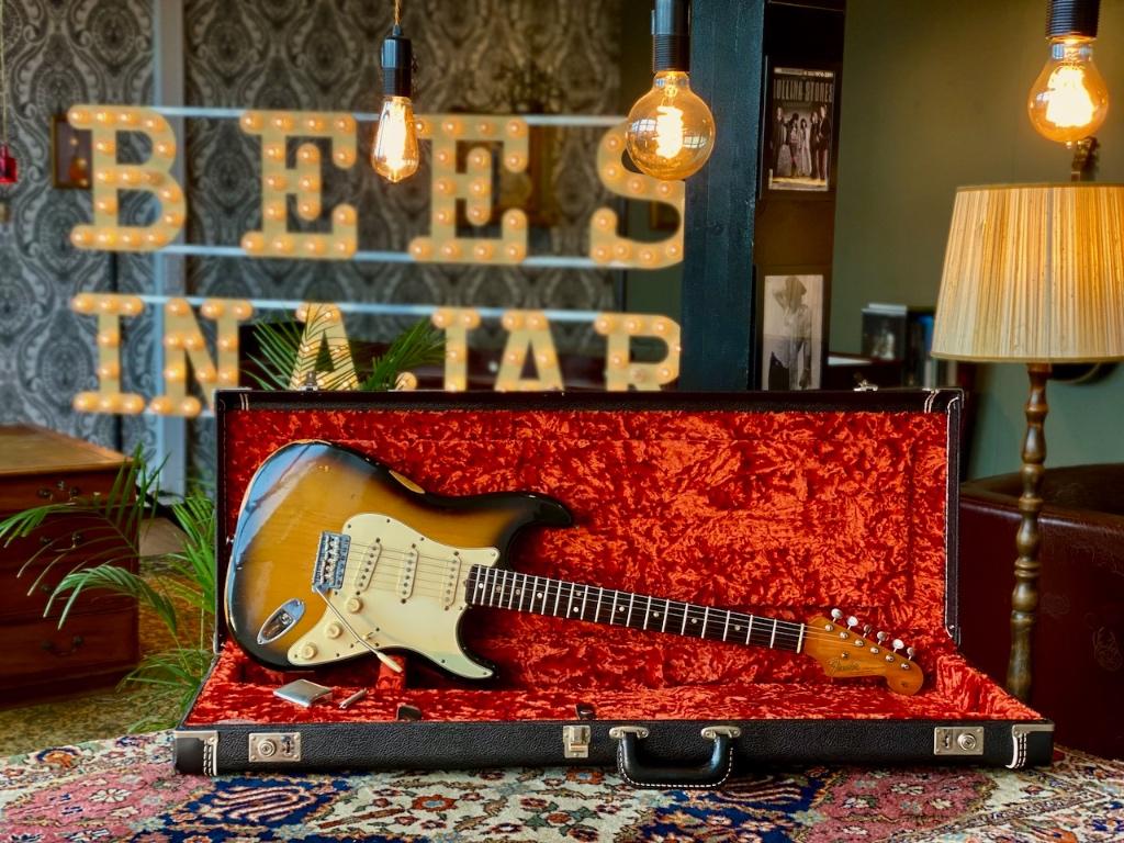 1965/1968 Fender Stratocaster Sunburst w/ Tremolo L-series, Fender, Gebruikt, Ophalen of Verzenden, Fender